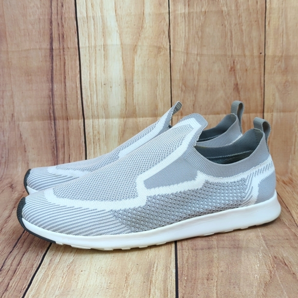 NATIVE AP Zenith LiteKnit Sneaker Women's 9.5 White/Grey Slip On - Picture 1 of 9